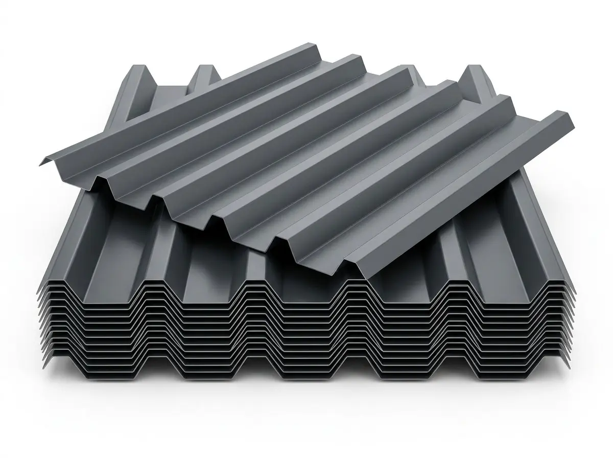 Профнастил С44 RAL7024 (графит), двусторонний, толщина 0.45 мм