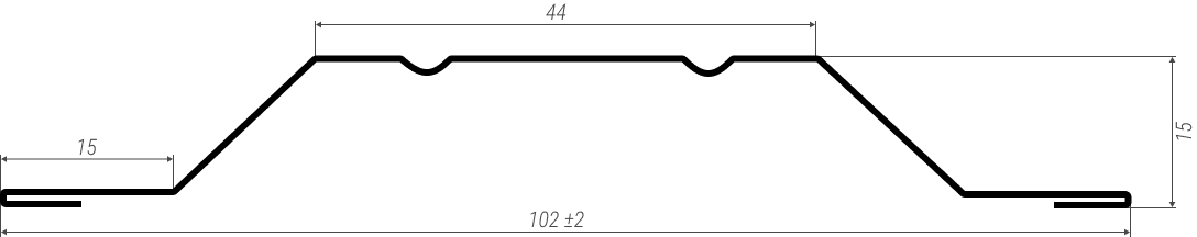 чертеж Штакетник 