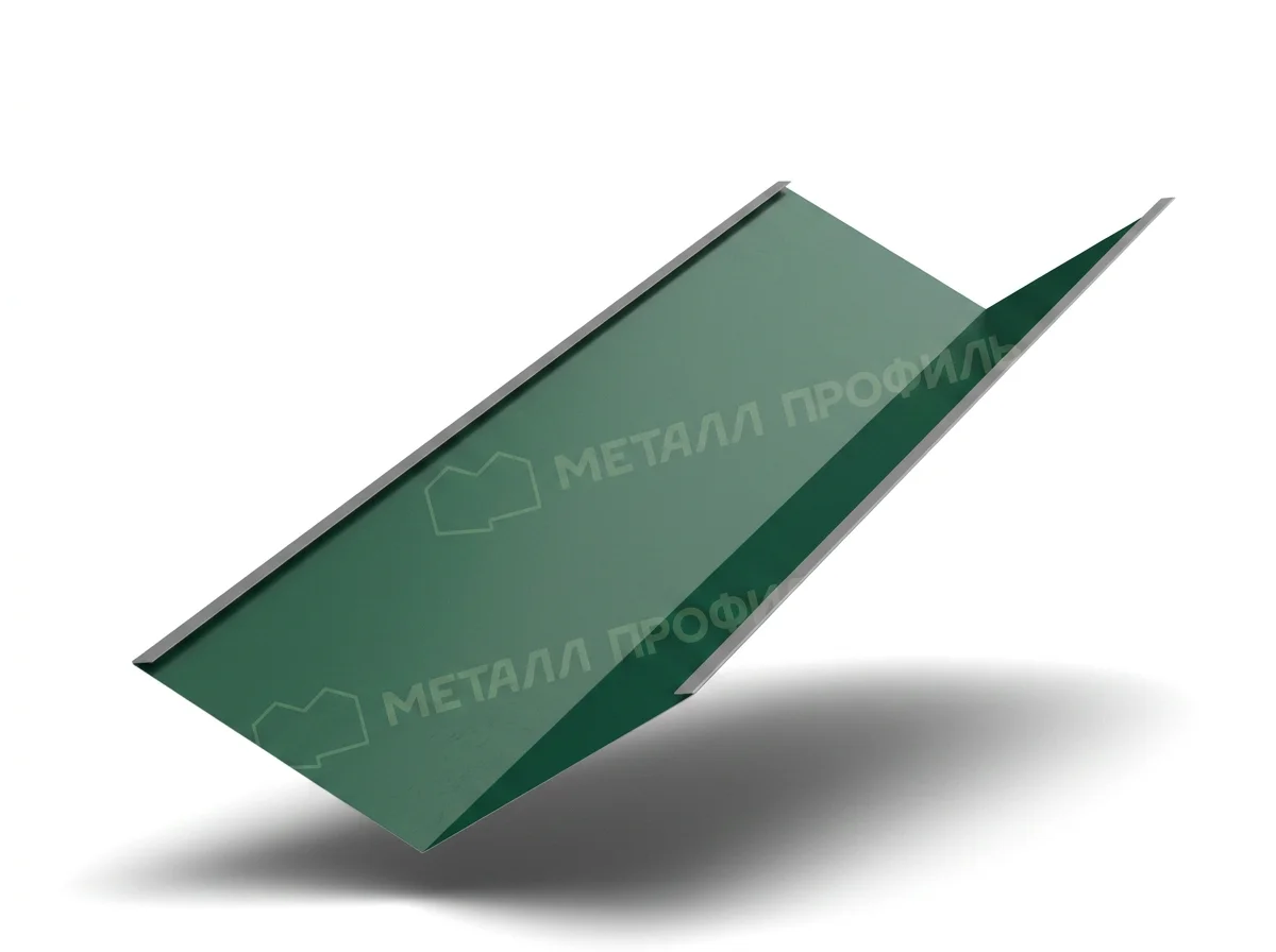 Планка ендовы нижней, 2м RAL6005 (зеленый мох), 300х300