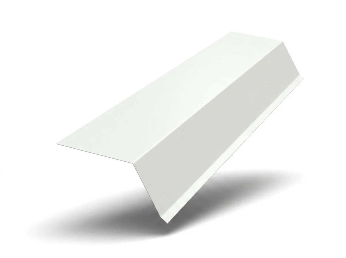 Планка капельника, 2м RAL9003 (белый), 100x55x20