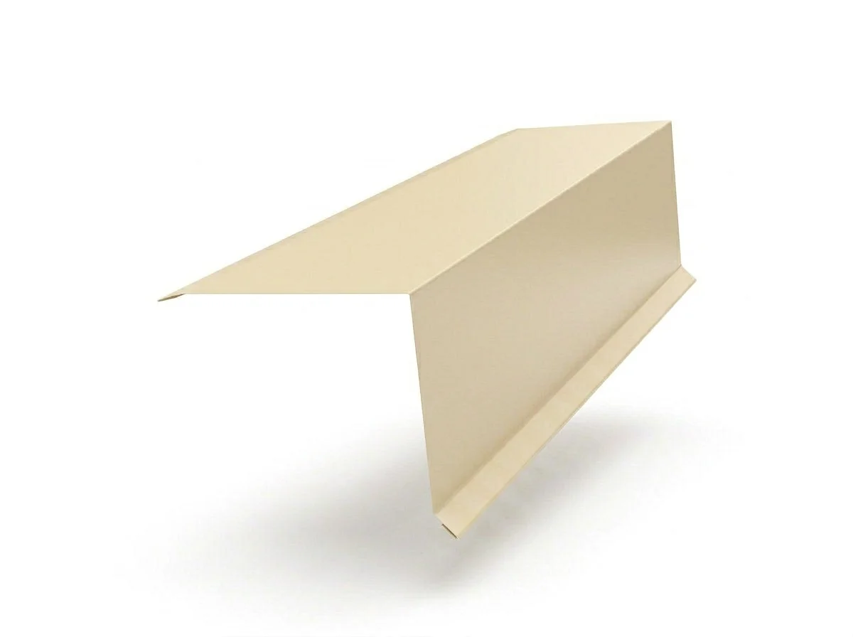 Планка торцевая, 2м RAL1015 (светлая слоновая кость), 100x100