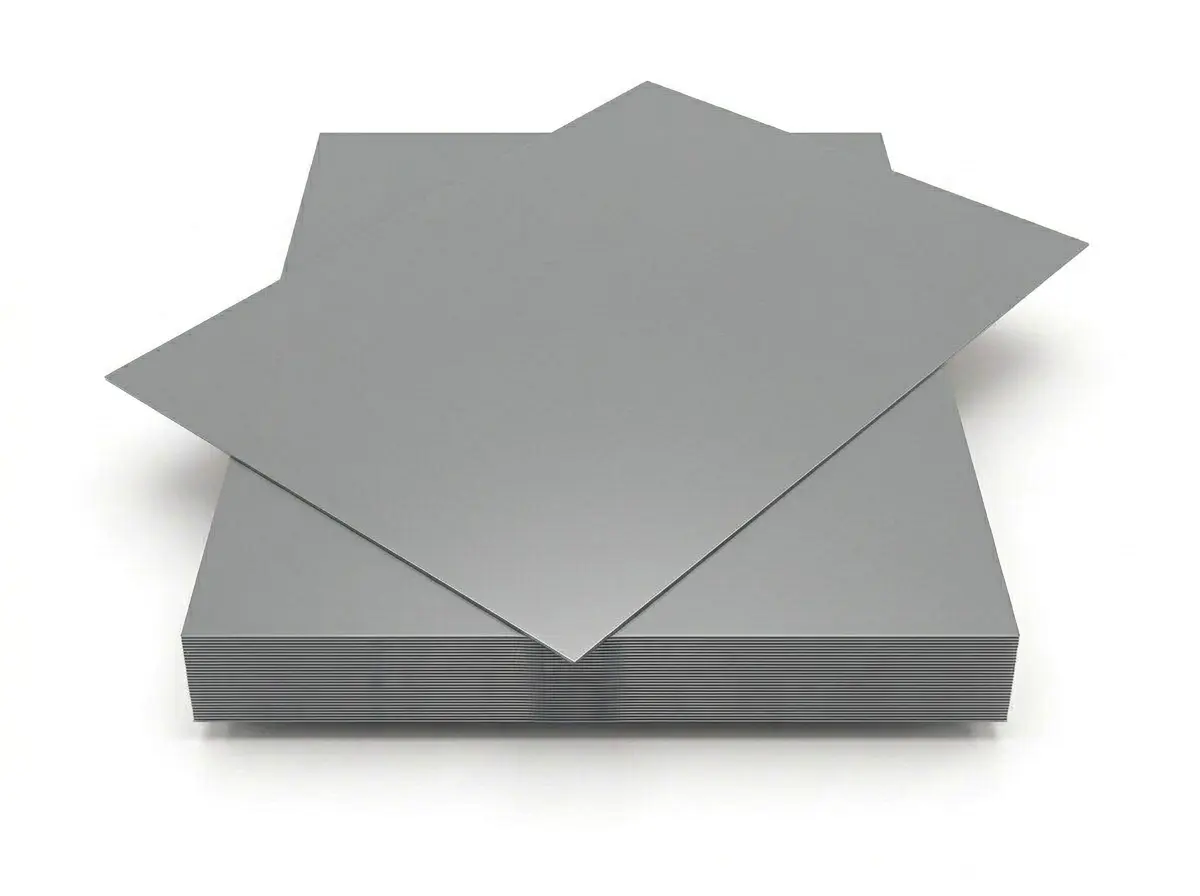 Плоский лист, 2.0×1.25 м RAL7004 (сигнальный серый), толщина 0.45 мм