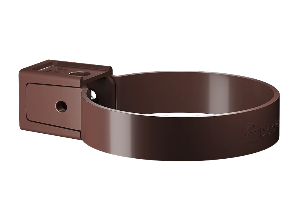 Хомут универсальный для водосточной трубы (Docke Premium) RAL8017 (коричневый/шоколад)