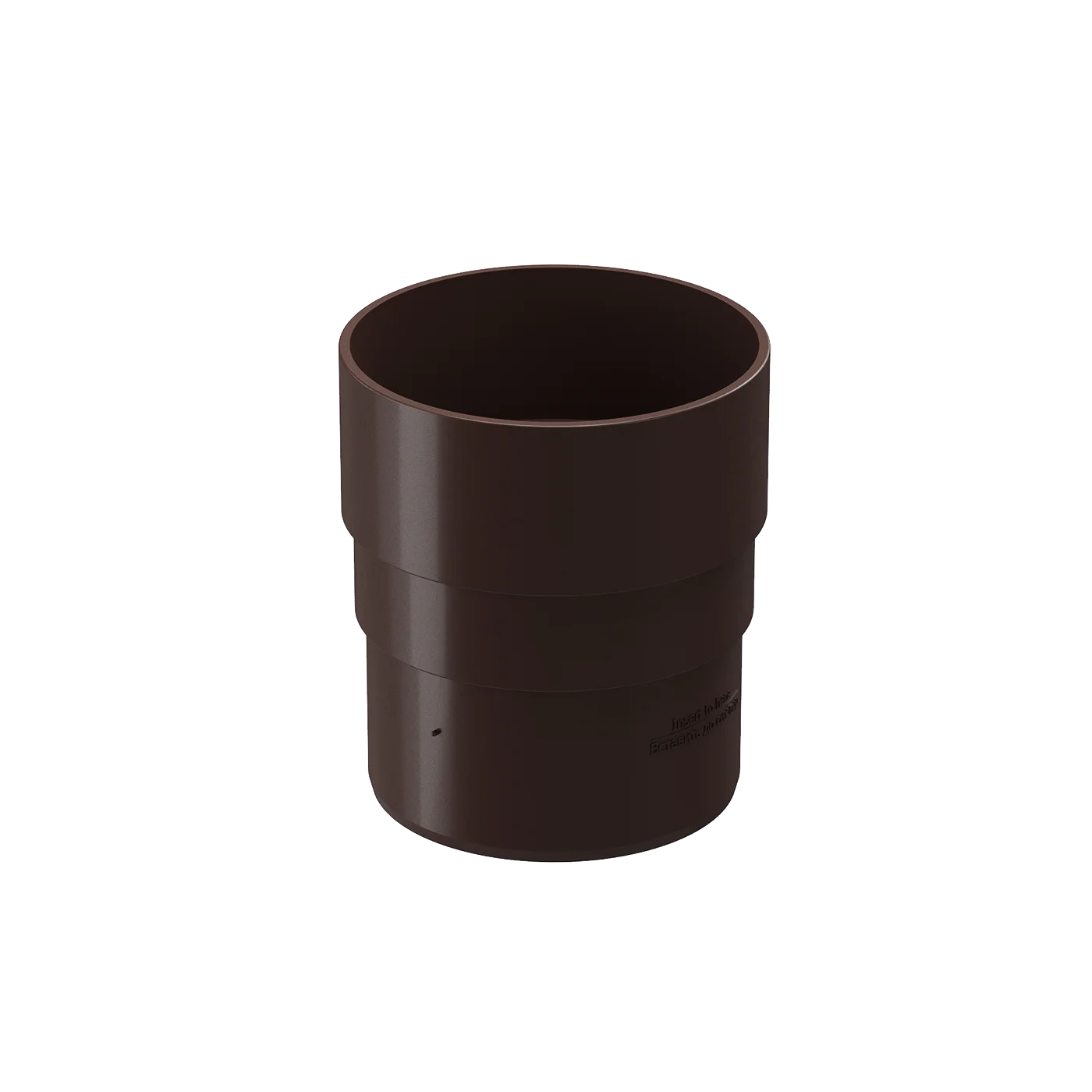 Муфта соединительная для трубы (Docke Premium) RAL8017 (коричневый/шоколад)
