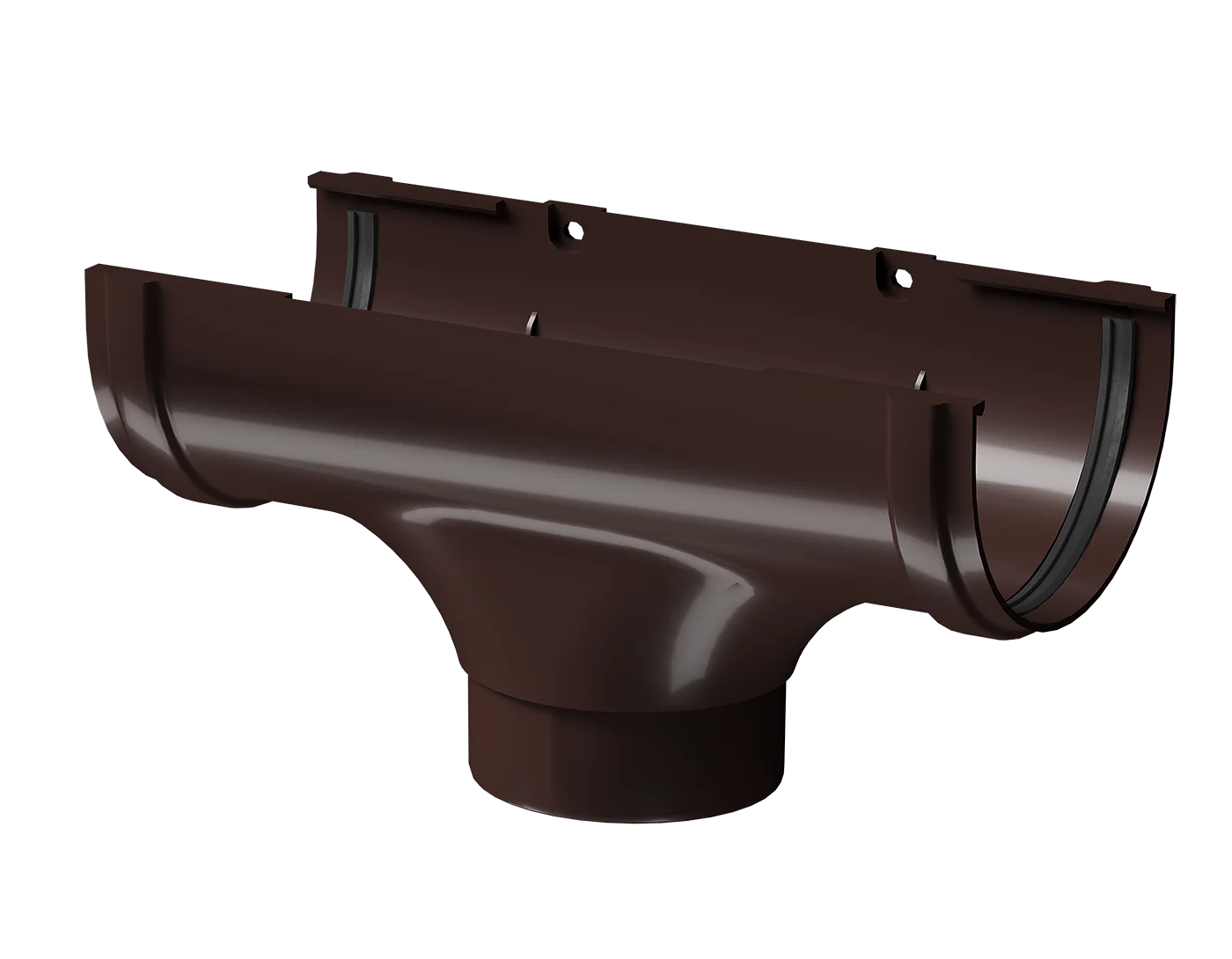 Водосточная воронка (Docke Premium) RAL8017 (коричневый/шоколад)